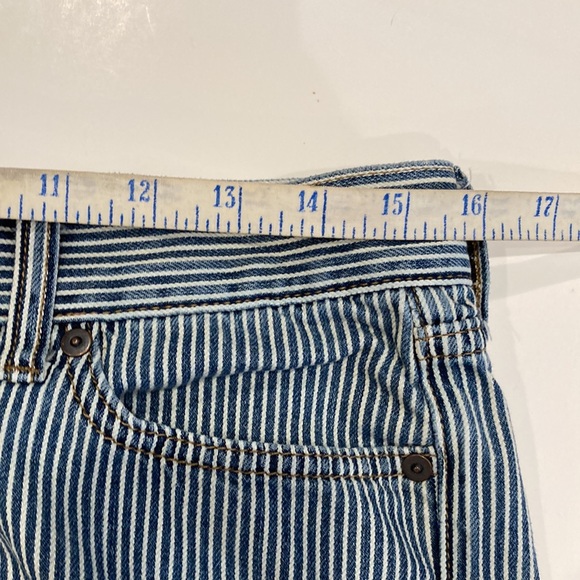 Banana Republic Denim White Stripe 27” Roll-Up Short (J1056) - Picture 12 of 14